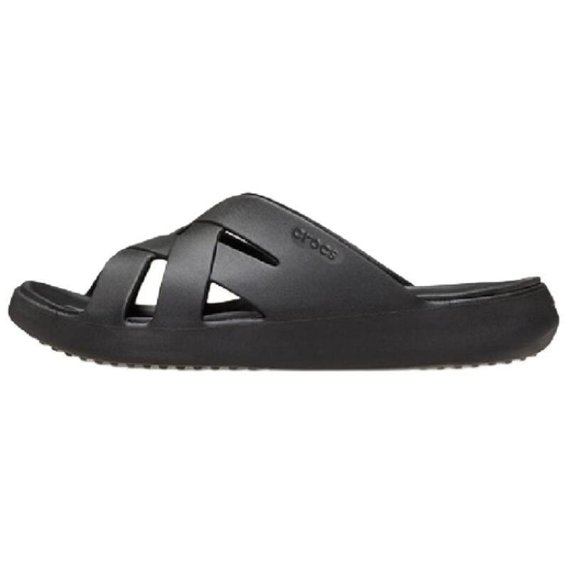 Crocs Mousse Stylish and Versatile Comfortable EVA Non-Slip Slippers Women's Black