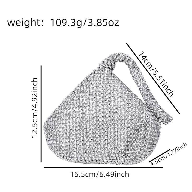 Luxurious Rhinestone Evening Bag - European & American Style