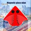 Zestaw do mycia okien magnetycznych, dwustronna wycieraczka do szyb, szczotka do mycia szyb, myjka do wysokich okien z silnym magnesem
