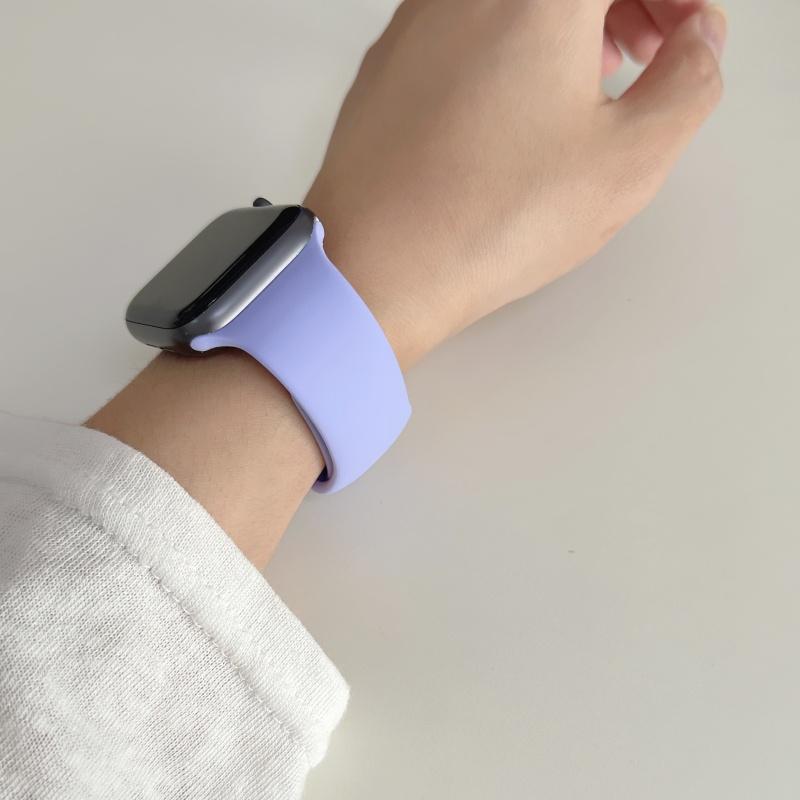 Straps For Watch 10 46 Mm 49mm 44 Mm 45mm 40mm 42mm 41mm 38mm Sport Bracelet iWatch Series 9 8 7 SE Ultra 2 Silicone Band
