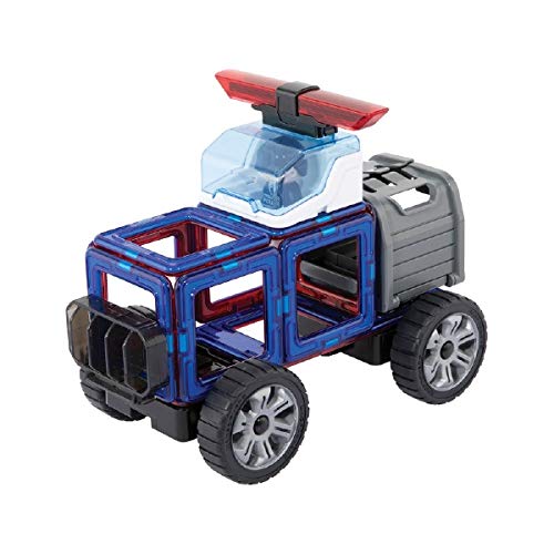 Bornelund Magformers Police & Rescue Set [26 Pieces] Ages 3 and Up (MF717001)