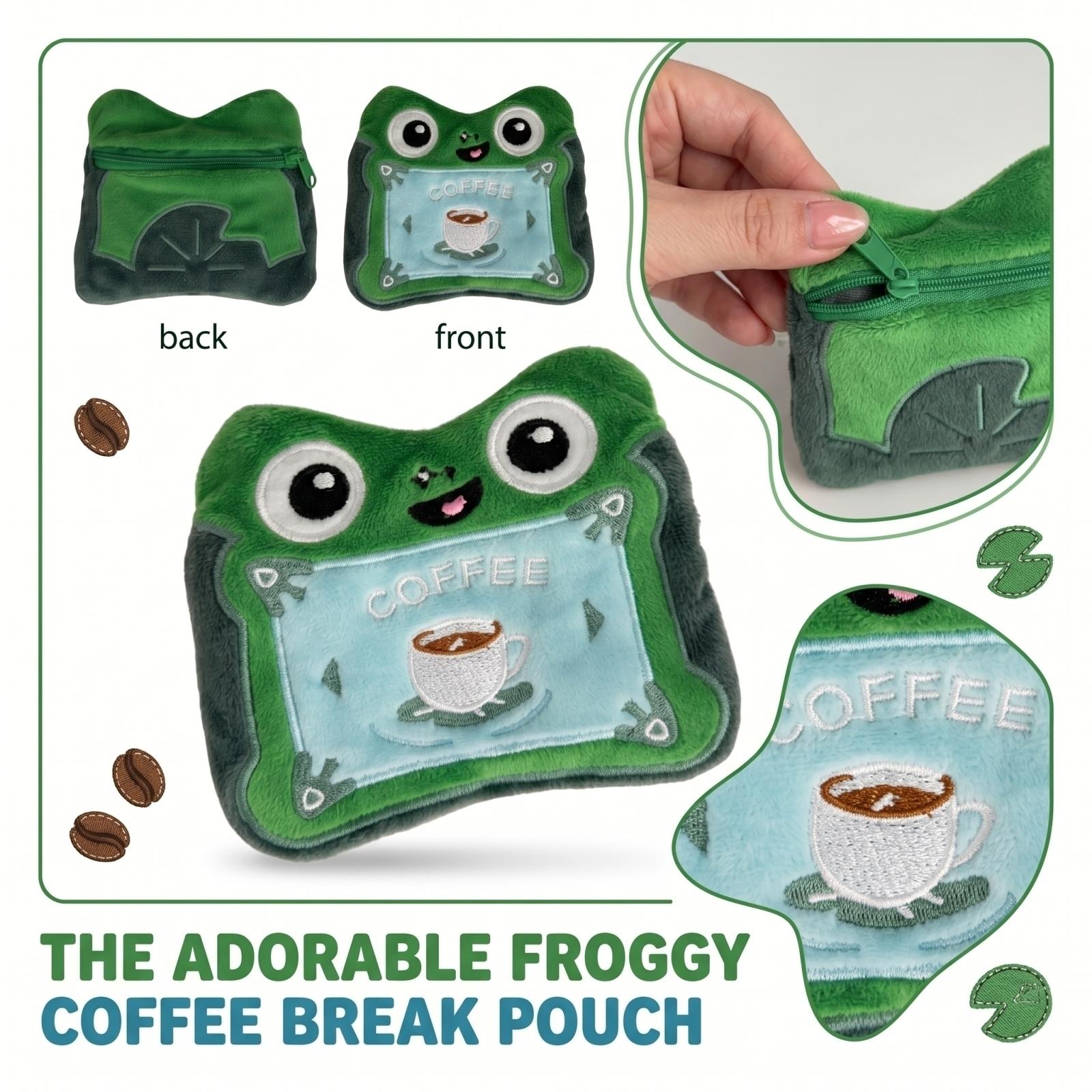 

Plush Animal Coin Purse Soft Stuffed Toy Small Zipper Pouch Cute Design for Kids and Adults Portable Storage Accessory One Size білий