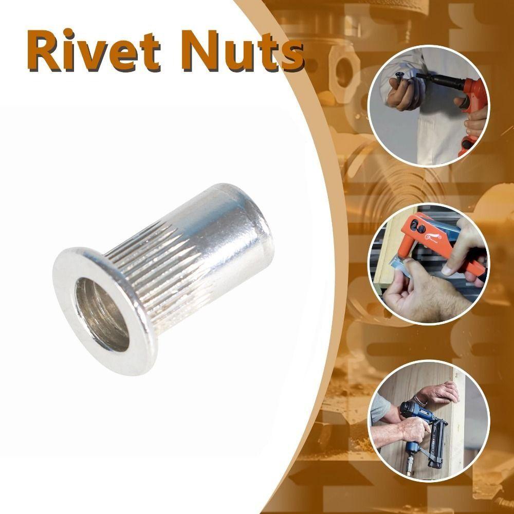 150/165Pcs SAE & Metric Rivet Nut Assortment Kit Threaded Insert Nuts  Automotive Repair