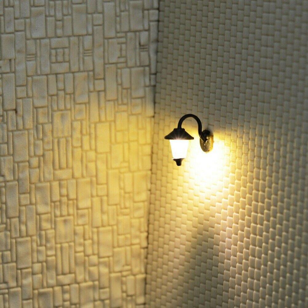 Für Modell-Lichthäuser im HO-Maßstab, Bausatz-Set Wandlampen