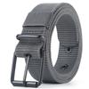 Cinturón de hombre con hebilla de aleación, cinturones elásticos transpirables para hombre, cinturón de diseño vaquero, cinturón táctico para exteriores, regalos militares
