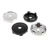 4Pcs 60-65mm Black Plastic Car Wheel Center Hub Caps Auto Rim Decor Protective Covers Accessories