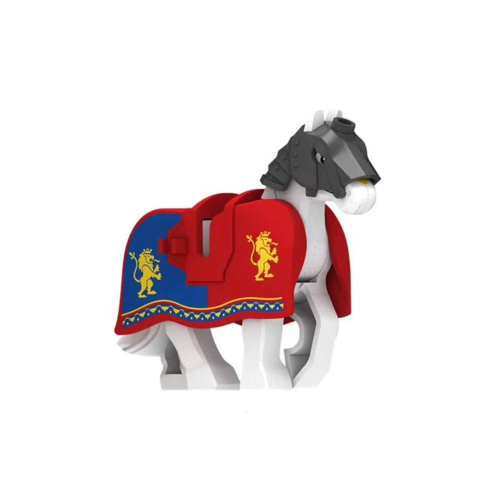 Military Building Blocks Solider Figures Mount War Horse Saddle Reins Adults Children Gifts Toys Animal Accessories Equipments