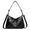 Japanese Style PU Leather Messenger Bag for Women Student Tote Shoulder Crossbody Bag Ladies Handbag