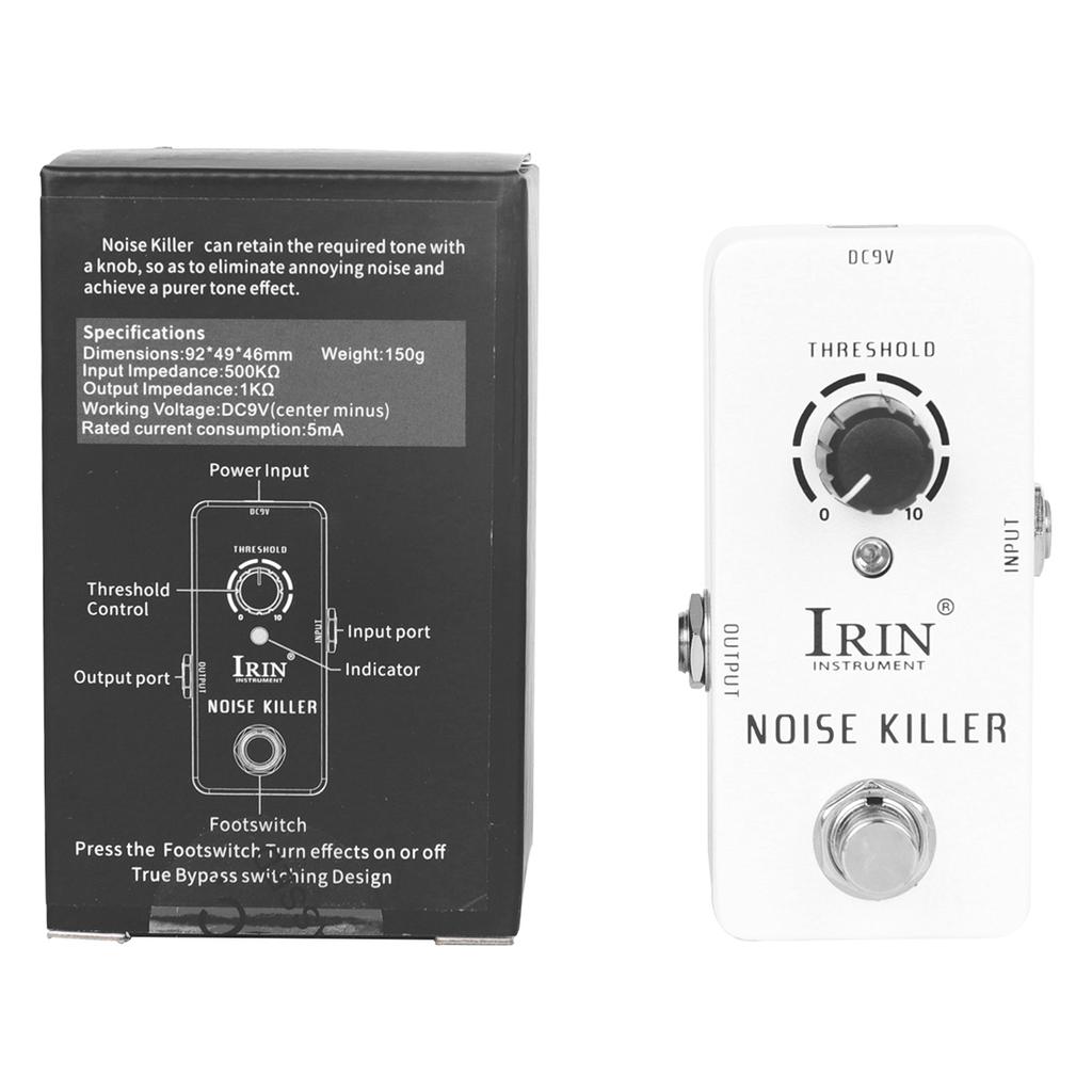 IRIN RS-15 Guitar Effect Pedal Noise Killer Effect Eliminate Annoying Noise Purer Tone Effect True Bypass Guitar Pedal Parts