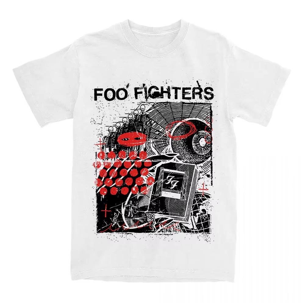 Foo Fighters 2026 Neues Album Dein Lieblingsspielzeug 100% Baumwolle Unisex Shirt Sommer Mode Rock Y2k Grafik Herren T-Shirt Fan Geschenk