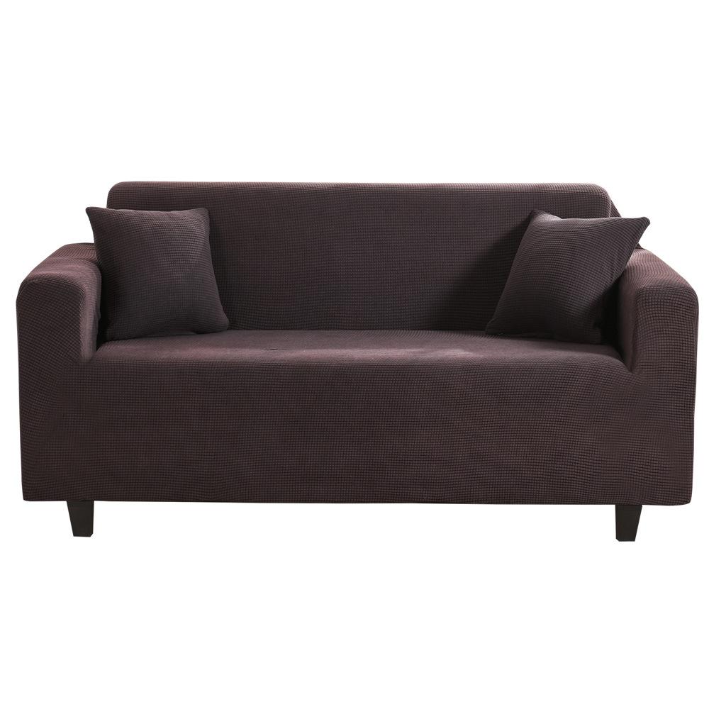 Gold Velvet Solid Color Elastic Sofa Cover All-inclusive Sofa Cover Universal In All Seasons