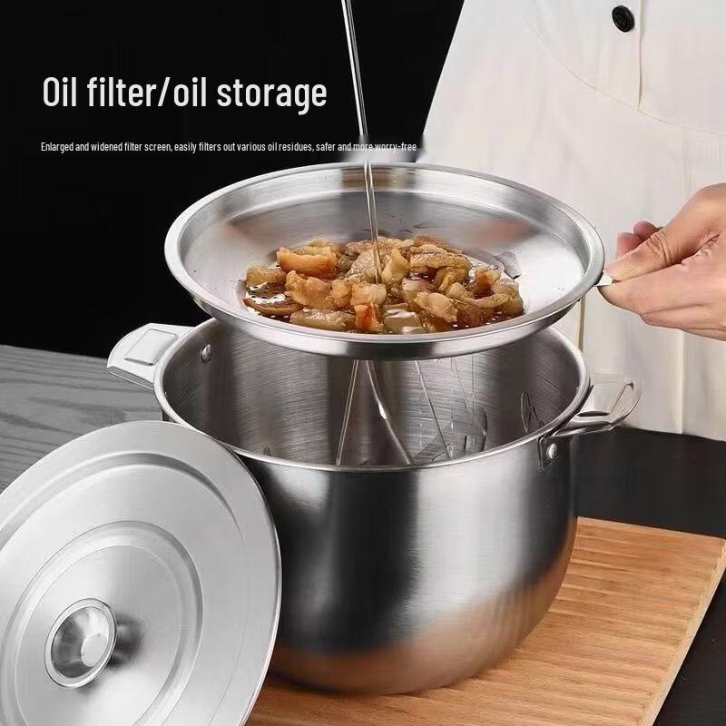 Abay Multifunctional Stainless Steel Oil Filter Pot
