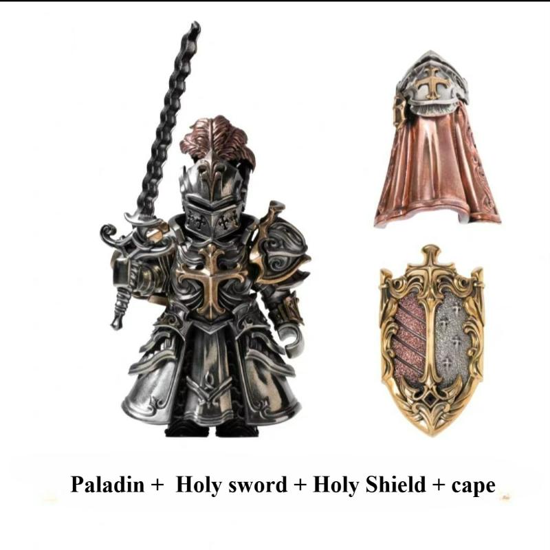 Original Paladin Figurine Magnetic Detachable Ornaments Great Player Crusader Home Desktop Decor Copper Pendant Gift Souvenir