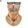 3D Cute Animal Balaclava Motorcycle Motocross Ski Snowboard Hat Helmet Liner Cat Dog Biker Neck Warmer Face Cap Cycling Headgear