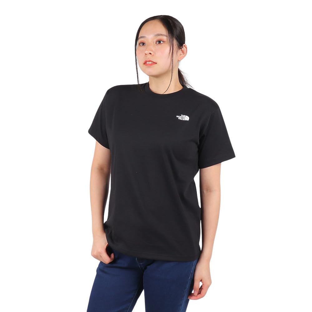 

Футболка с квадратным логотипом North Back Черная L [The Face] S/S