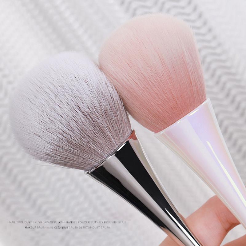Nagelbürste zum Staubreinigen, Maniküre-Nagelkunstpinsel, großer Kopf, Blumenpuder, Rougepinsel, Salon-Make-up, Schönheits-Nagel-Zubehör-Werkzeug