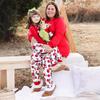 Family Christmas Festival Pajama Set - Long-Sleeved, Round Neck Holiday Design