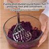 Potato Masher Stainless Steel Manual Garlic Masher Kitchen Mud Press Mashed Potato Ricer Press For Baby Food Avocado