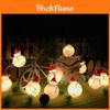 Magical Christmas Snowman String Lights For Kids Rooms With 10/20 Leds For Festive Decor