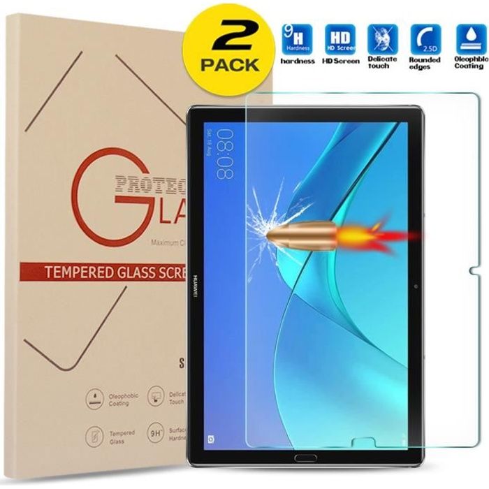 Displayschutz - APRILLY® - Gehärtetes Glas - 10,8 Zoll - Ultra-Widerstandsfähig - Härtegrad 9H