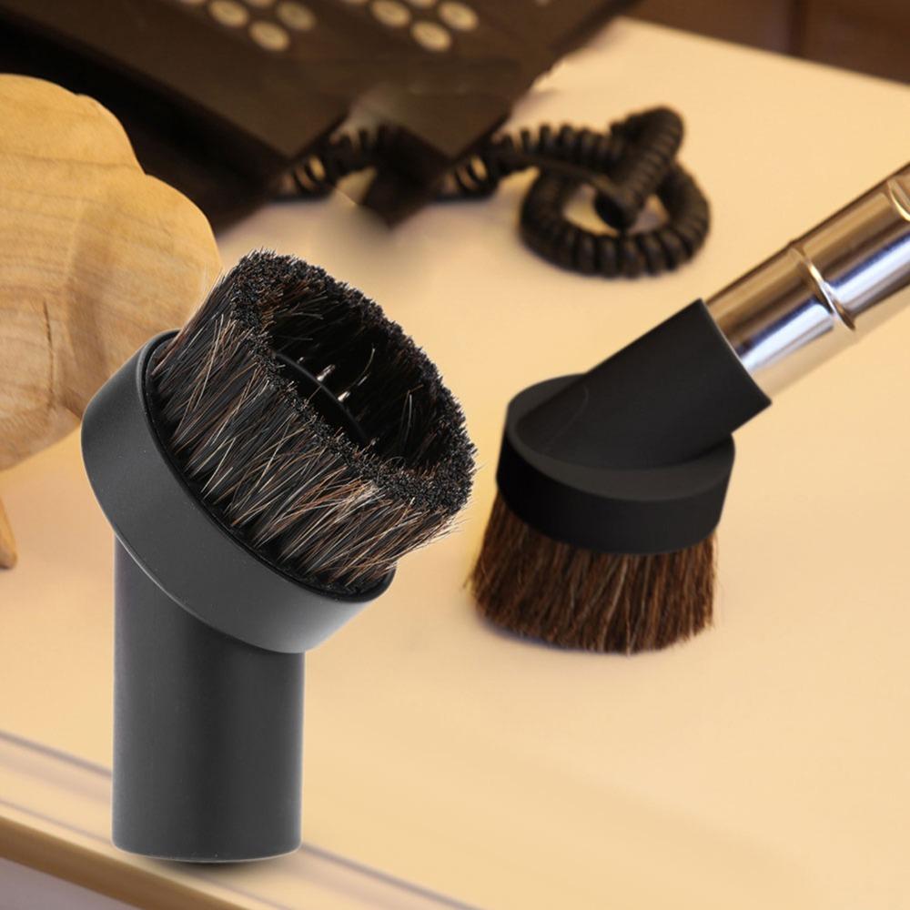 Soft Bristle Vacuum Cleaner Brush 32mm Diameter Round Vacuum Attachment  Cleaning Blinds