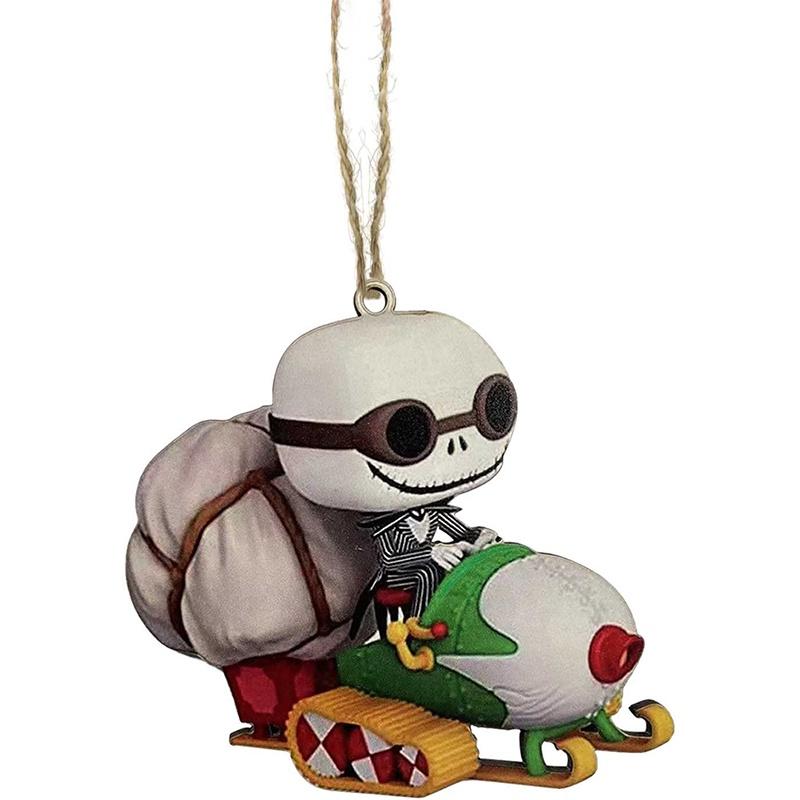 Pingente Único de Árvore de Natal Jack Sally Pesadelo Antes do Natal Decoração de Halloween