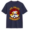 Los Pollos HerUnisexos Unisex T Shirts Hipster Tees Short Sleeve Crewneck TShirt Cotton Gift Idea Tops