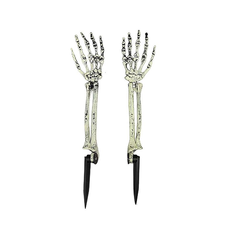 2PC Simulated Hand Bone Skeleton Garden Ghost Hand Bone Yard Ground Insert Halloween Multiple Options Available