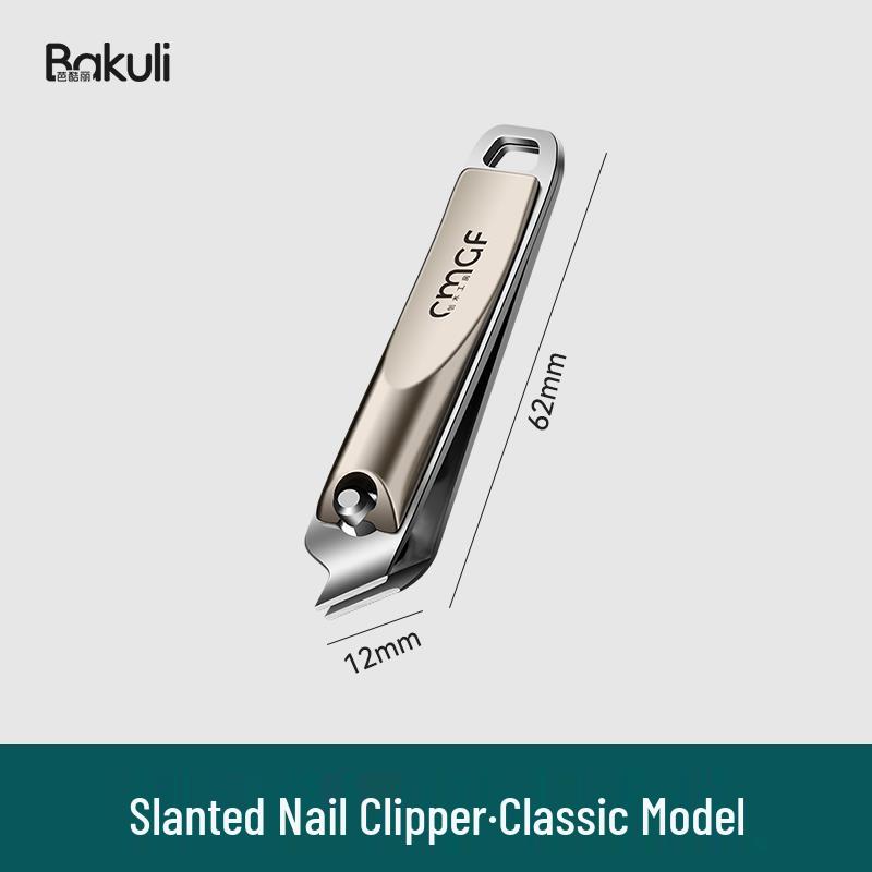 German Angled Nail Clippers - Large, Portable Manicure & Pedicure Scissors Set