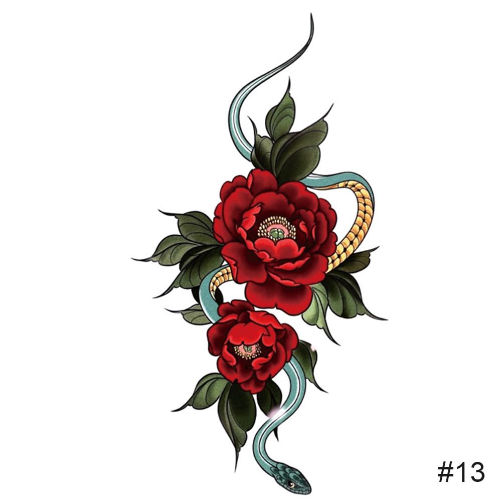 

Временные маленькие свежие красочные татуировки наклейки водонепроницаемые долговечные татуировки наклейки боди-арт паста живопись татуировка 13