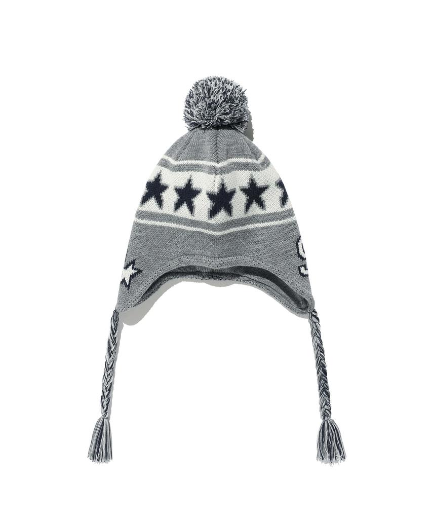ISTKUNST X9090 9Star Earflap Beanie_Grey(Ik2Ffmab24B)
