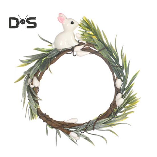 Easter Bunny Napkin Ring Spring Themed Napkin Holder Rabbit Ear Napkin Buckle Table Decorations for Dinner Party Banquet Events