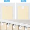 25 Pieces of double-sided Clear Vertical Blind Repair Tabs, Vertical Blind Tabs, Vertical Blinds Replacement slats, Blind Fixers, Pre-Cut Vertical