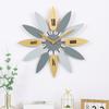 Light Luxury Wooden Wall Clock, Creative Living Room Clock, Leaf Wall Clock, Simple Bedroom Clock
