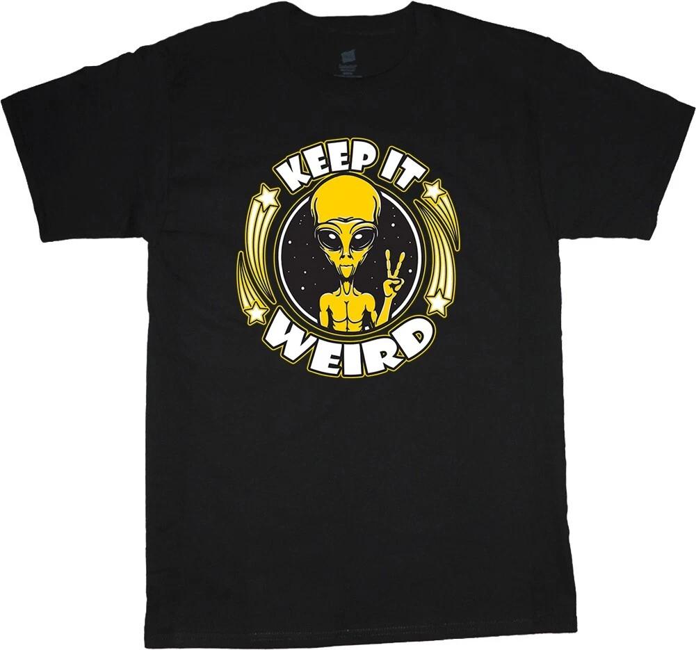 Funny Alien T-shirt Mens Graphic Tees Funny Saying Dad Jokes Fathers Day Gifts XXL