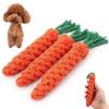 2026New Carrot Dog Bite Rope Pet Dog Chewing Toys Resistant Puppy Molar Cleaning Teeth Cotton Rope Hand-Woven Animal Cotton Rope