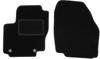 Black Front Mats For: Ford Mondeo MK4 Liftback, Sedan, Estate (2007-2012)