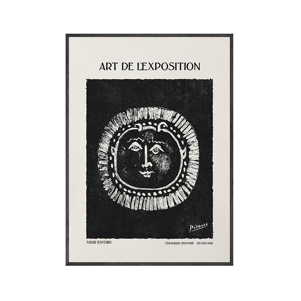 Retro Pablo Picasso Posters And Prints Abstract Neutral  Black  Wall Art Canvas Painting Pictures For Living Room Nordic Decor