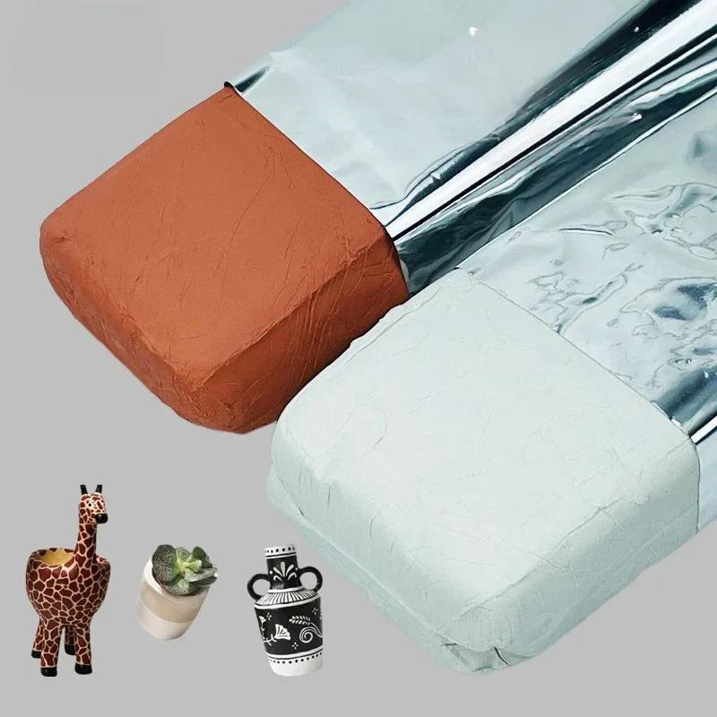 500g Stone Plastic Clay Diy Model Hand-made Materials Baking-free Air-drying Polymer Clay Pottery Tools Handmade Soft Pottery