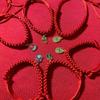 Pet Collar: Hand-Woven Red Rope Necklace with Longevity Lock for Cats and Dogs - Attracts Wealth and Fortune