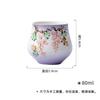 Handbemaltes Lila Glyzinien Spitzen Serie Tee Set Kollektion Kung Fu Teekanne Deckel Schale Ständer Tasse Kanne Lagerung Tee Waschschale Teezubehör
