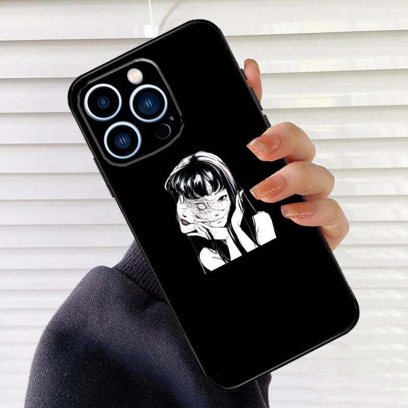 Sad Japanese Anime Aesthetic Phone Case For iPhone 17 16 15 14 11 12 13 Pro Max Mini 15 16 Plus 16e 17Air Cover Fundas