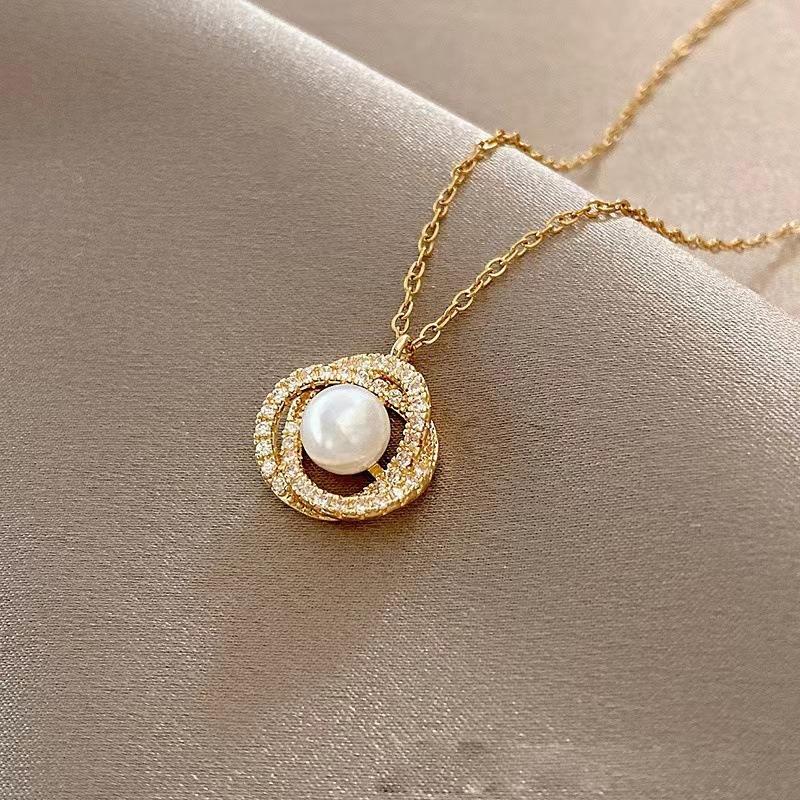 Custom 316 Stainless Steel Jewelry Gold Plated Butterfly Heart Bow Pendant Simple Zircon Necklace Jewelry for Women