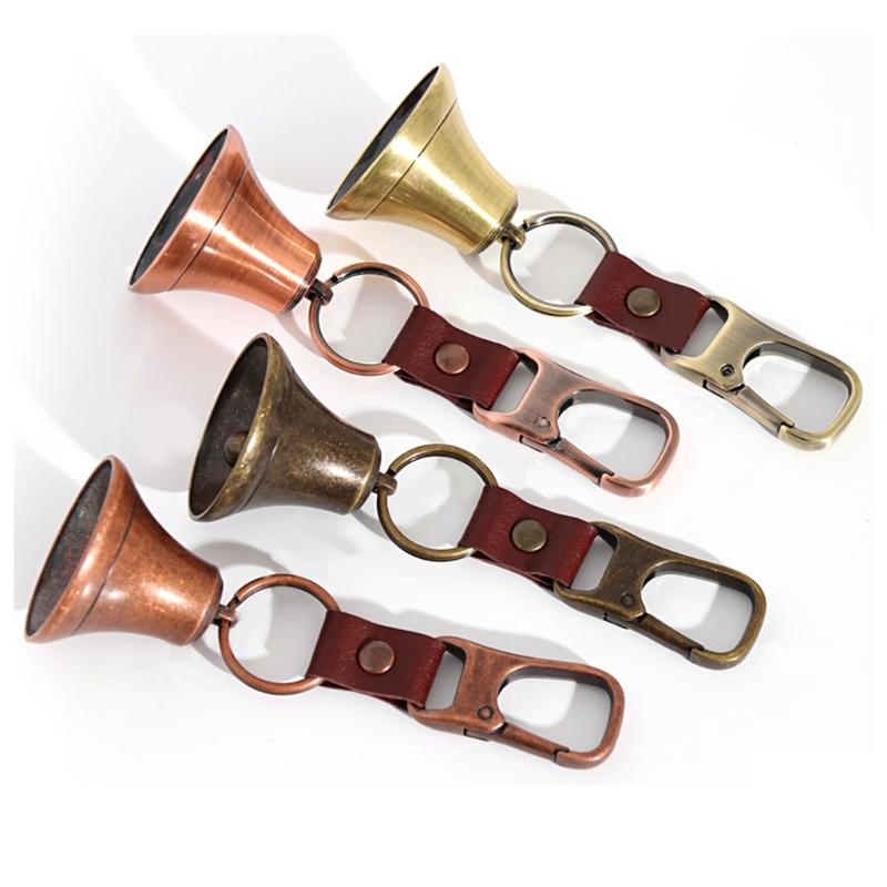 Bear Bell for Outdoor Safety Loud Ringing to Deter Wildlife Easy Clip Attachment Alloy Lightweight Design for Hiking