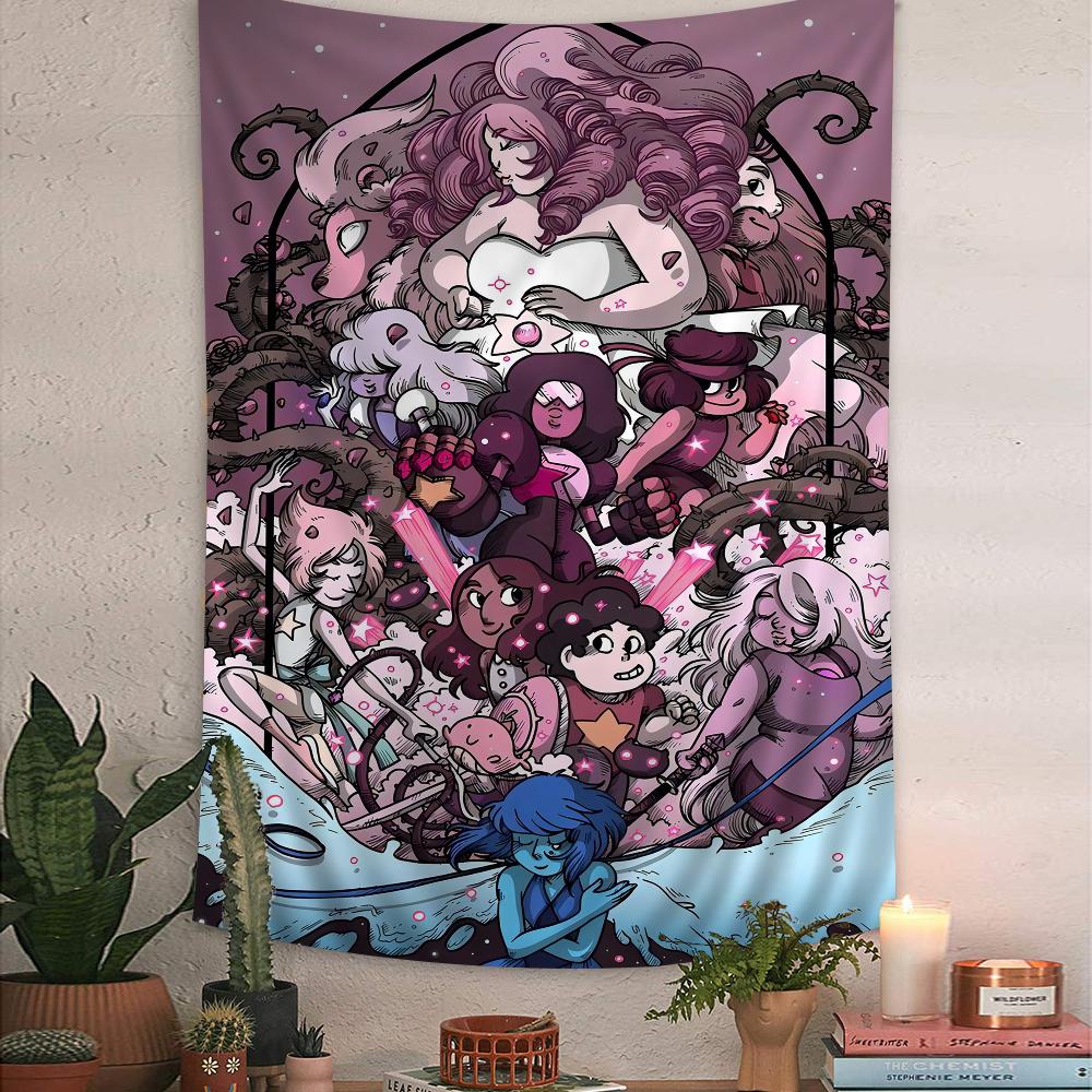 Cartoon Network S-Steven U-Universe Arazzo Stampa Artistica Arte Fantascienza Stanza Arredamento Casa Arte da Parete Decorazione