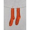 Monfoot Men S Ribbed Long Neck SockS Orange