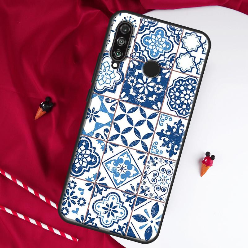 Moroccan Pattern For Huawei Nova 10 SE 9 5T 12s 12i 11i Y91 Y90 Y60 Y70 Y72 Y61 P20 P30 P40 Lite P60 Pro Case