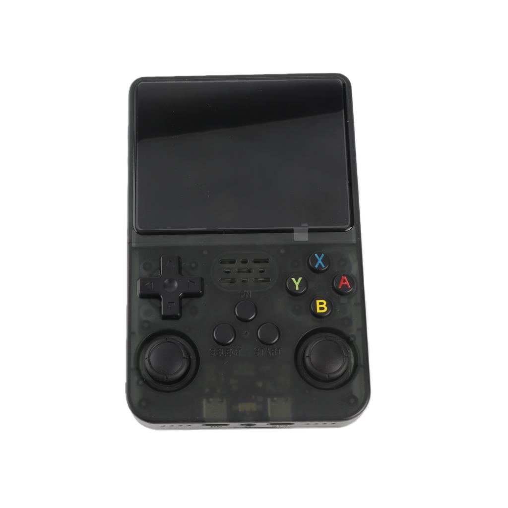 Handheld Game Console Dual Joysticks Game Player with Back R L Buttons Built in Games 3.5 inch Color Screen RK3326