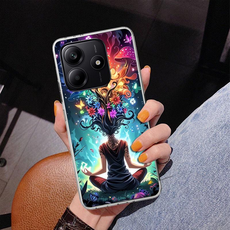 Meditation Yoga Girl Phnoe Case for Phnoe Case for Xiaomi Redmi Note 15 14 14S 13 Pro Plus 12 12S 11S 11E 10S 10 11T 5G Unique C