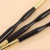 3 Stück Schwarze Stange Schmale Taille Maniküre-Stifte, Bemalter Stift, Linienziehstift, Doppelseitiger Mehrzweck-Maniküre-Stift